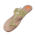 Vhaanfootwear Lemon Green Color Ladies Kolhapuri Chappal