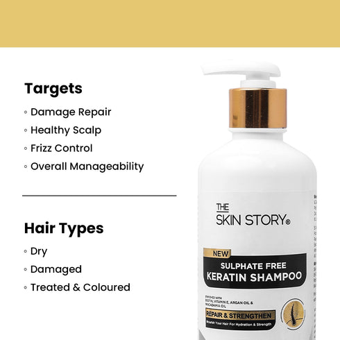 The Skin Story Sulphate Free Hair Repair Trio with Spa Hair Mask