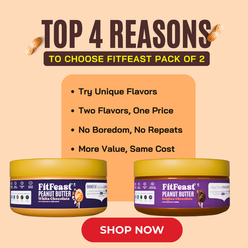 Fitfeast Peanut Butter| 2 Belgian Chocolate| 1 White Chocolate (150g Each)