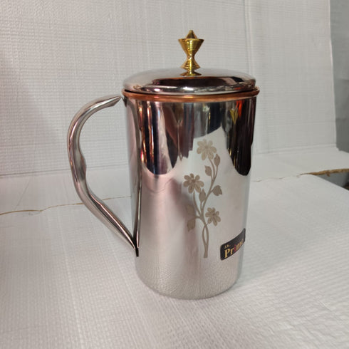 Steel Copper Water Jug 1 Liter