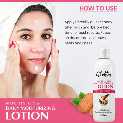 Globus Remedies Daily Moisturising Body Lotion