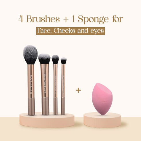Milagro Beauty Professional Makeup Brush Set- All Rounder Brush Set