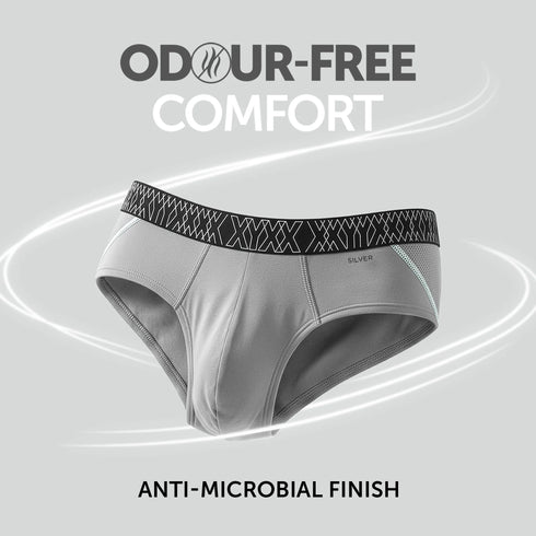 XYXX Sprint Cotton Stretch Briefs Opal Grey