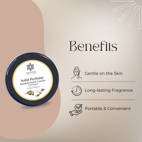 Natuur Solid Perfume Vanilla & Sandalwood