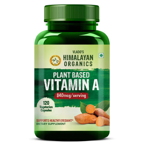 Himalayan Organics Plant Based Vitamin A Capsules