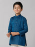 Ramraj Cotton Boys Fantastic Kurtha Full Sleeves Blue FS8