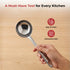 Vinod Stainless Steel Dosa Making Spoon Ladle Set of 2 Highest Grade Stainless Steel Rust Free Dishwasher Safe