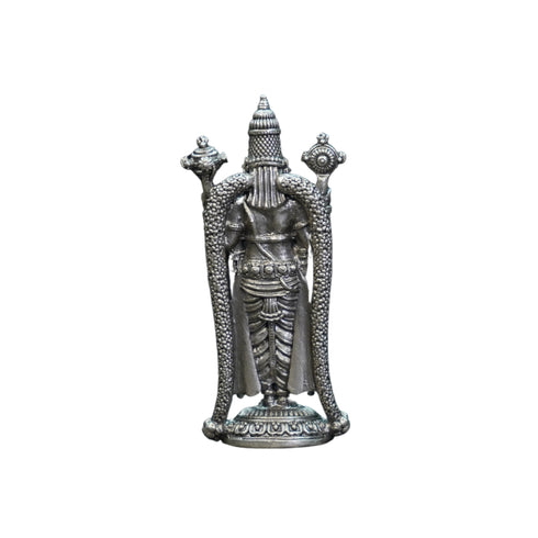 Pure Silver Antique Garud Balaji Standing Big 30G By Mahita Collections