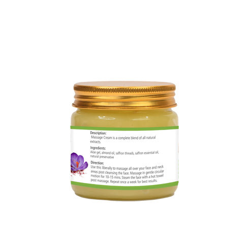 Natuur Aloe saffron facial massage cream