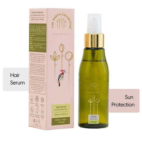 Theearthcollective in Sun Protection Hair Serum Alfalfa Argan & Orange