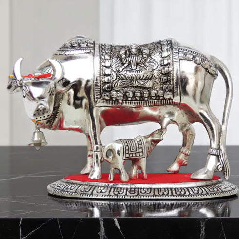 Showpiece Cow | Calf Statue - 9.5*6.5*7.5 inch