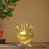 Brass Shankh Chakra Deepak Oil Lamp 1.9Kg