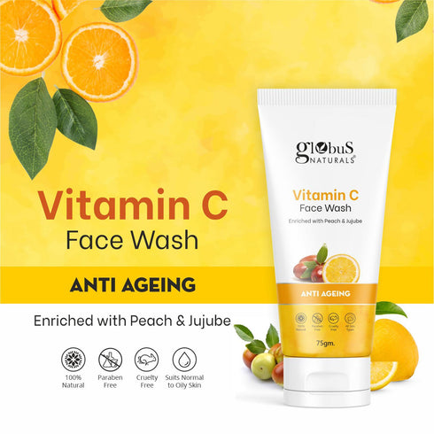 Globus Naturals Vitamin C Face Wash