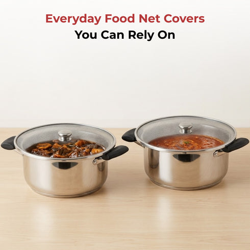 Vinod Stainless Steel Net Cover 2 pieces 9 No