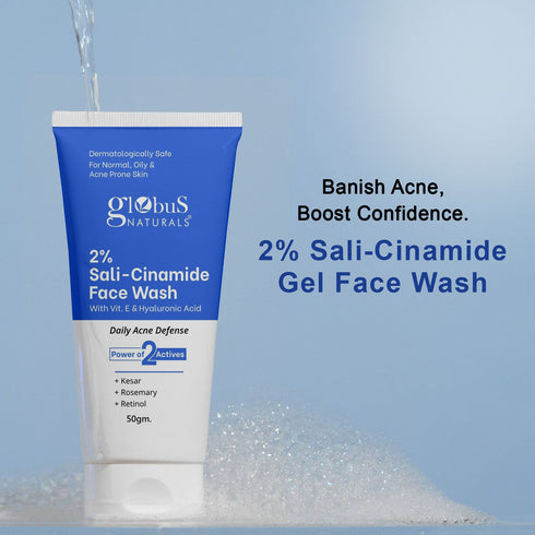 Globus Naturals 2% Sali-Cinamide Face Wash