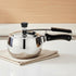 Vinod Doniv Stainless Steel Sandwich Bottom Pressure Cooker With Inner Lid 2 Ltr Amaze Series Induction Friendly