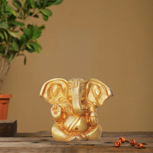 Brass Ganesh Ji God Idol Statue 0.33Kg