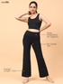 Wiselife Active Flare Pants (Black)