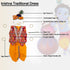 Raj Fancy Dresses Radha and Krishna Multicolor| Jacket Brocade Fabric Janmashtami Mythological Character Costume