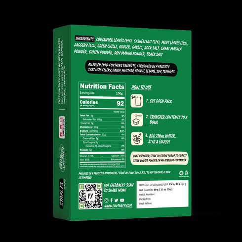 Simplify Foods Green (Hari) Chutney