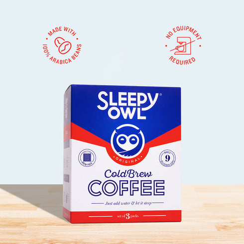 Sleepy Owl Coffee Cold Brew Packs / Original Blend
