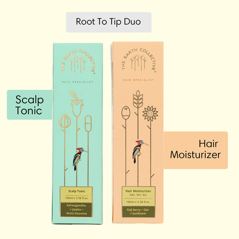 Theearthcollective in Root to Tip duo Scalp and Hair Hydration