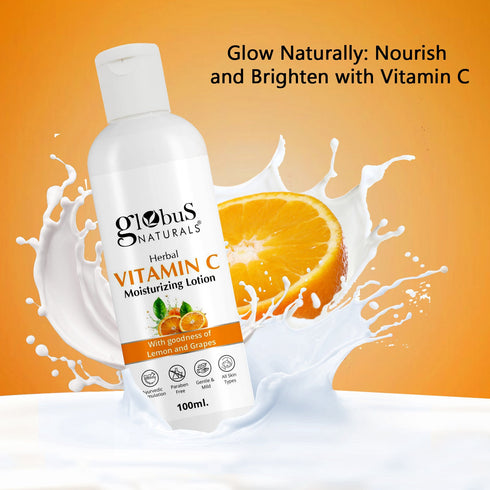 Globus Naturals Herbal Vitamin C Moisturizing Body Lotion