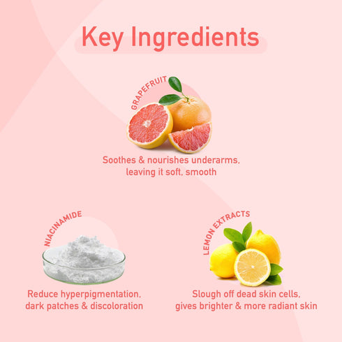 PureSense Joy Grapefruit Whitening Roll-on Deodorant