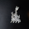 Pure Silver Durga Mata Locket 2 grams