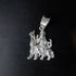Pure Silver Durga Mata Locket 2 grams