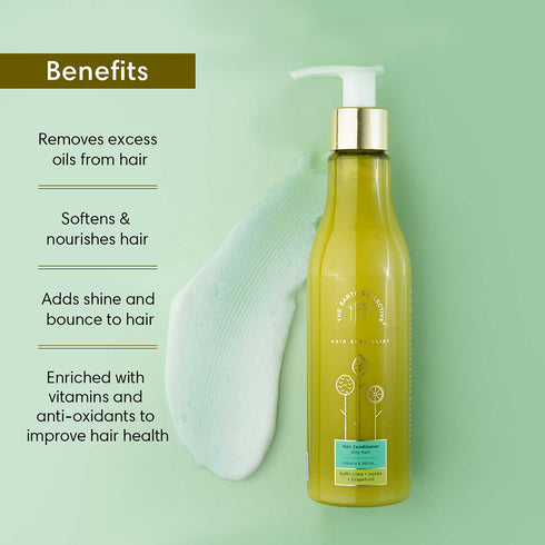 Theearthcollective in Oily Hair Hair Conditioner Kaffir Lime Jojoba & Grapefruit