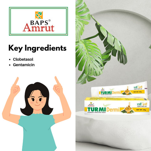 Baps Amrut Turmi Dermi Cream 30g