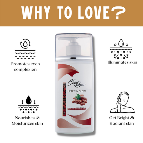 Skin Secrets India Healthy Glow Moisturizing Lotion with Almond Oil
