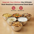 Vinod Stainless Steel Royal Hammered Bowl Set of 6 Pieces 100 ml High Grade Steel Scratch and Dent Resistant Dishwasher Safe No 5
