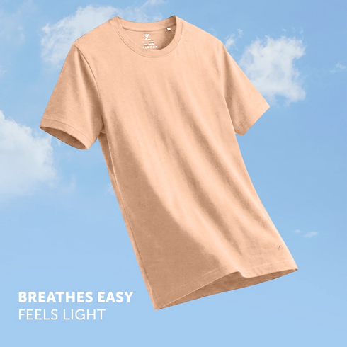 XYXX Pace Combed Cotton T-shirts Peach Blush