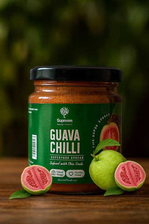Supreem Super Foods Indian Fava Beans (Pack Of 2) + Guava Chilli Spread (Pack Of 2)