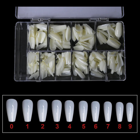 Shills Professional Soft Gel Matte T-Shape Tips-PT19-NATURAL