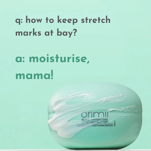 Orimii Skincare Bump Hydrating Whipped Butter