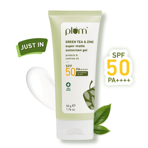 Plum Green Tea & Zinc Super-Matte SPF 50 Sunscreen Gel