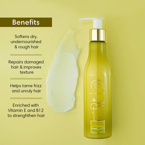 Theearthcollective in Dry & Damaged Hair Conditioner Honey Centella and Mandarin