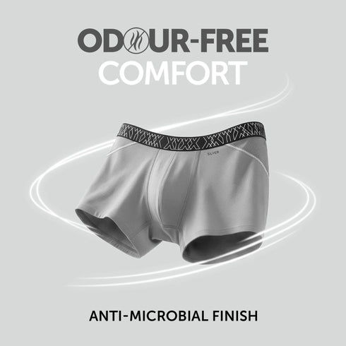 XYXX Sprint Cotton Stretch Trunks Opal Grey
