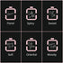 Moraze Cosmetics Long Lasting Pack of 6 Perfume Set