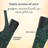 Wiselife Yoga Mat Tote Bag (Up to 8mm Mat)