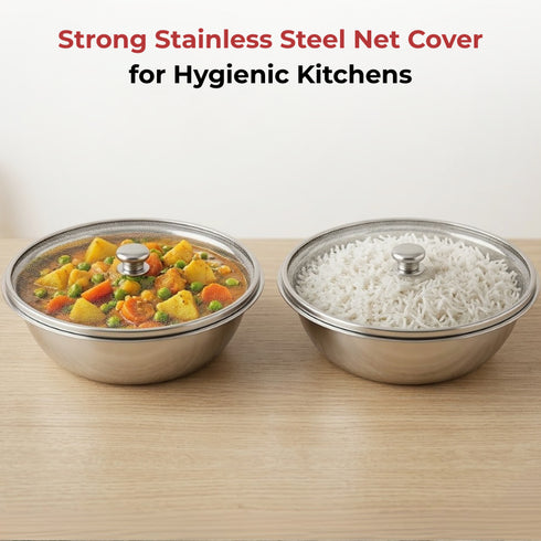 Vinod Stainless Steel Net Cover 2 pieces 7 No