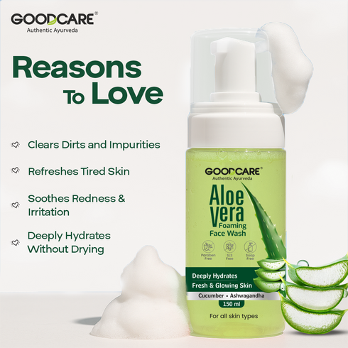 Aloe Vera Foaming Face Wash