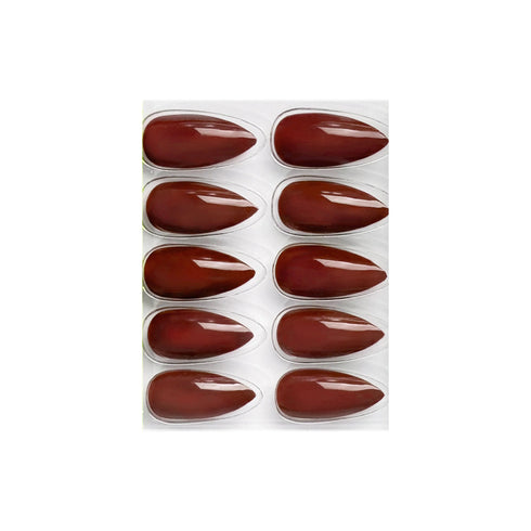 Shills Professional Glossy Solid Color Nails Sharp Almond(SPN605-SPN630)