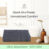Wiselife Bath Towel 500 GSM (Grey)