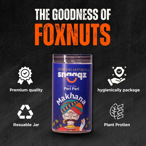 SNAAQZ Balanced Makhana Combo (Pack of 3)