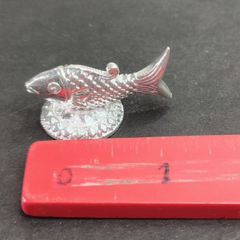 Pure Silver Fish Idol for pooja 27gm - By Mahita Collections