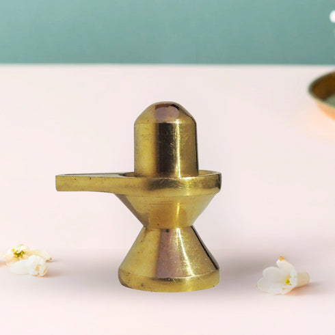 Brass Shivling Statue 0.1Kg